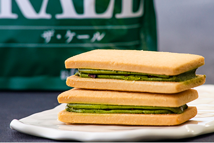 チャヤマクロビ「バターサンド 国産ケール＆抹茶」