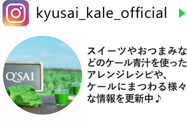 キューサイ公式インスタグラムアカウント　ボタン