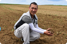 ケールをを育てる人